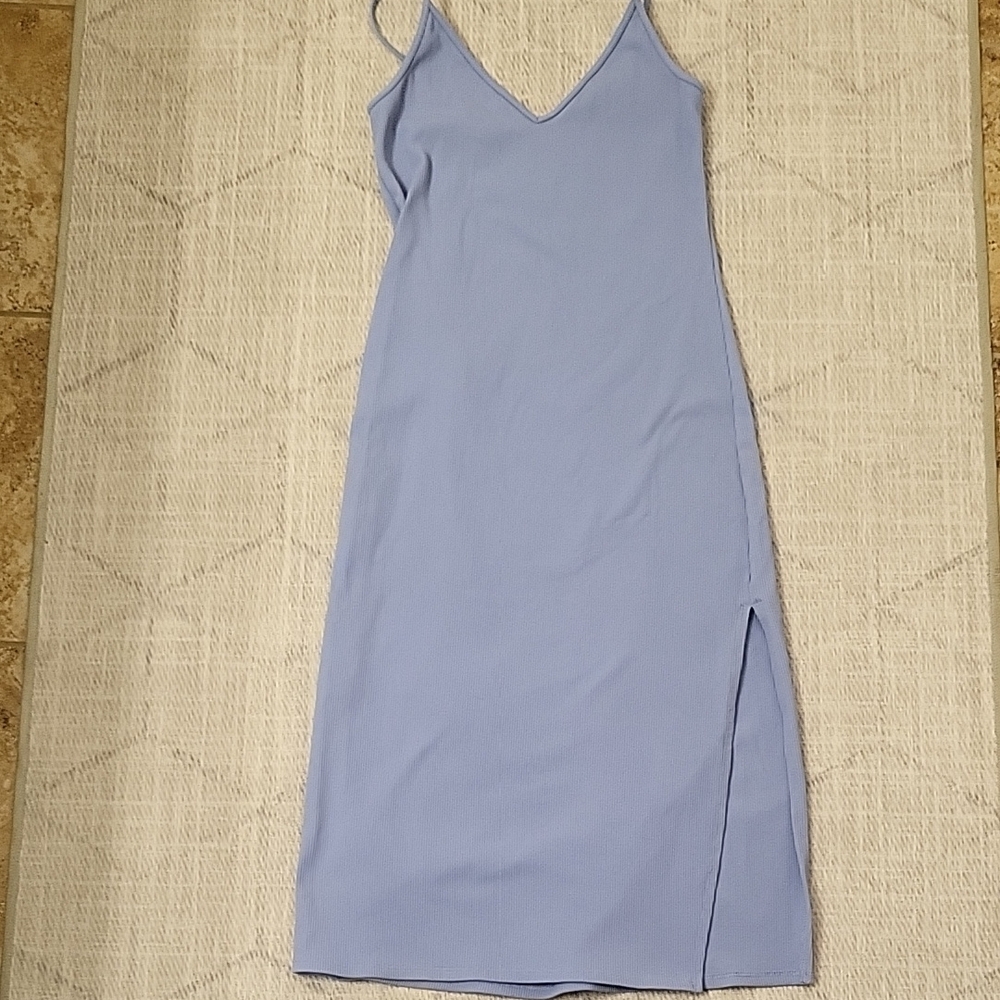Abercrombie & Fitch Blue Spaghetti Strap Dress